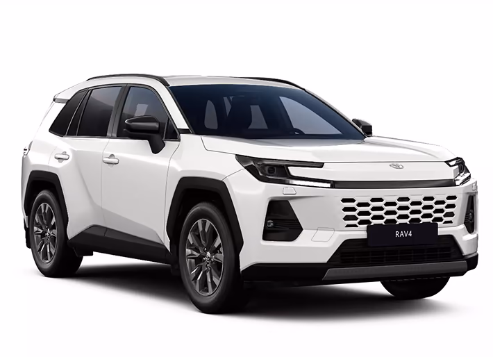 Toyota RAV4 Hybrid Премиум Гибрид спереди в три четверти