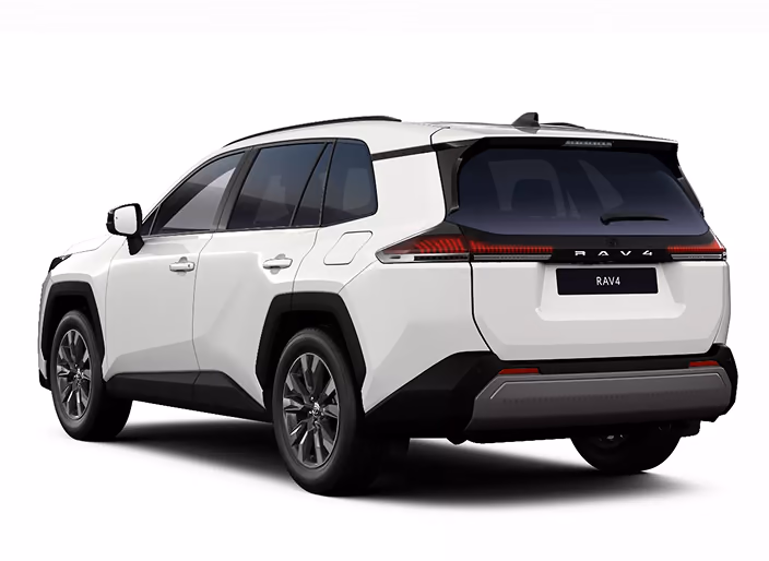 Toyota RAV4 Hybrid Премиум Гибрид сзади в три четверти
